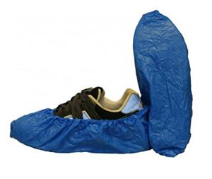 BLUE HEAVY DUTY CPE SHOE COVER 150PR/CS - Shoe & Boot  Covers